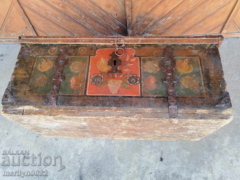 Renaissance painted chest, chest, chaise, chest of drawers - 7 Renaissance painted chest, chest, chaise, chest of drawers - 7