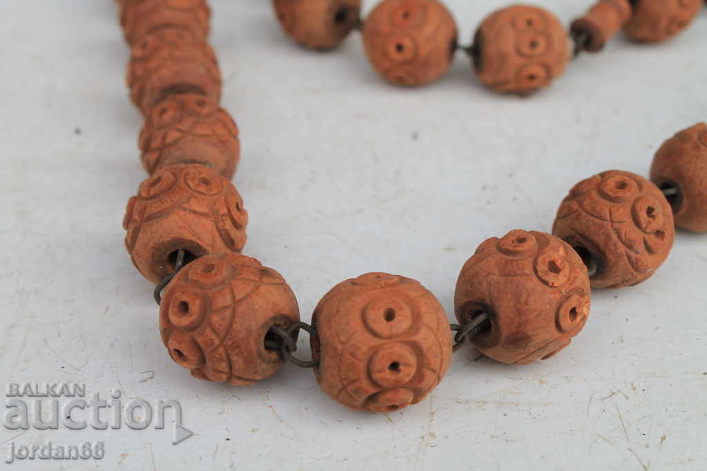 Old necklace made of wood with price 30.00 BGN | € 15.34
