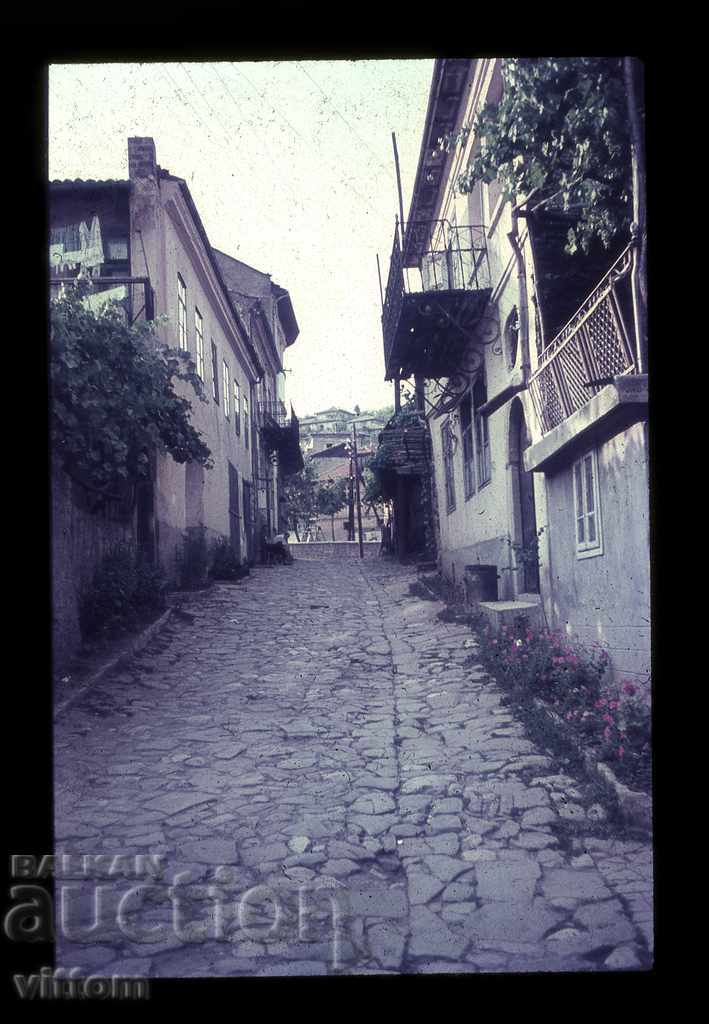 Търново 60-те диапозитив соц носталгия стара улица къщи