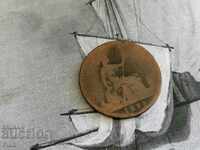 Монета - Великобритания - 1 пени | 1884г.