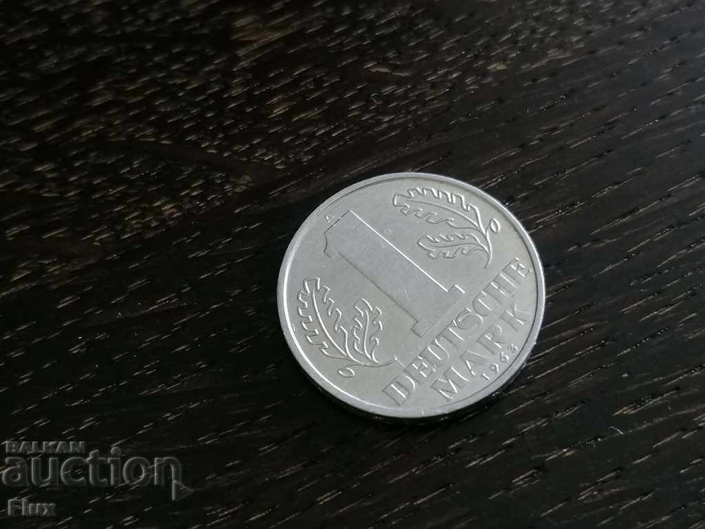 Монета - Германия - 1 марка | 1963г.; серия А