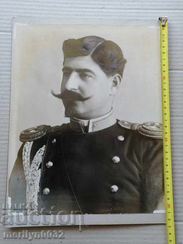 Аукцион Снимка на картон фотография портрет генерал Бърневъ Аукцион Снимка на картон фотография портрет генерал Бърневъ