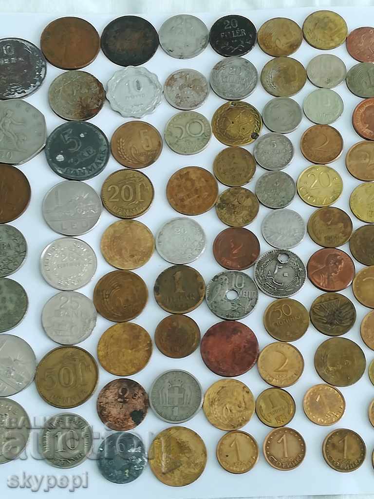 Lot of 109 coins and 8 pcs. antique - 5 Lot of 109 coins and 8 pcs. antique - 5