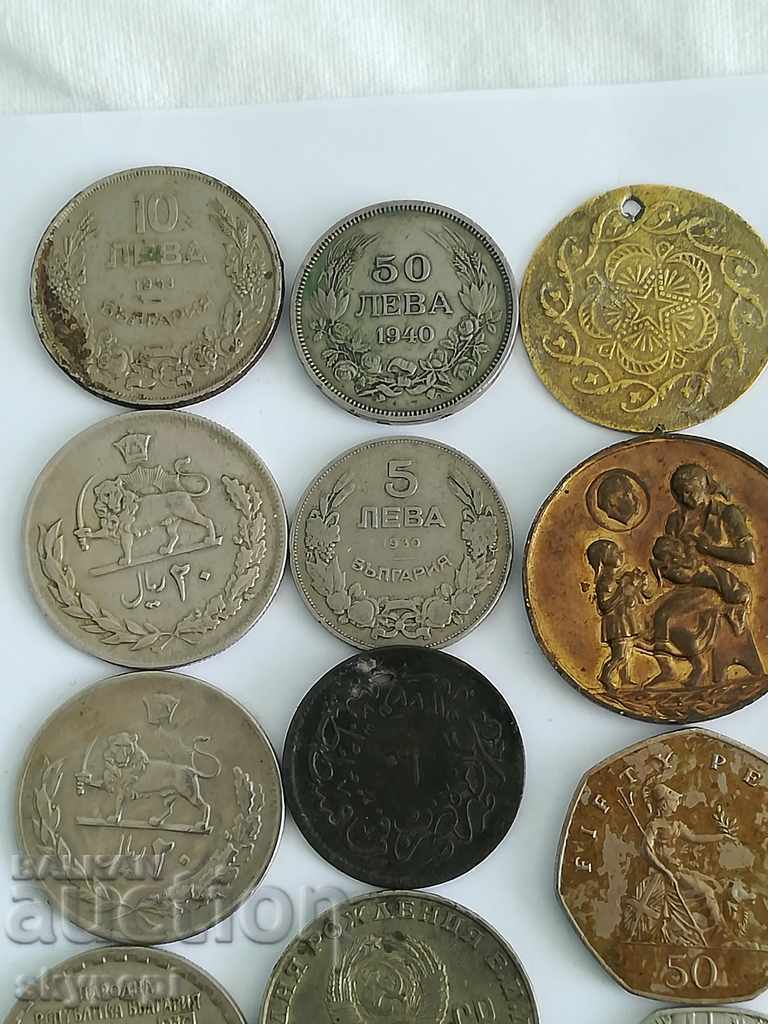 Lot of 109 coins and 8 pcs. antique - 6 Lot of 109 coins and 8 pcs. antique - 6