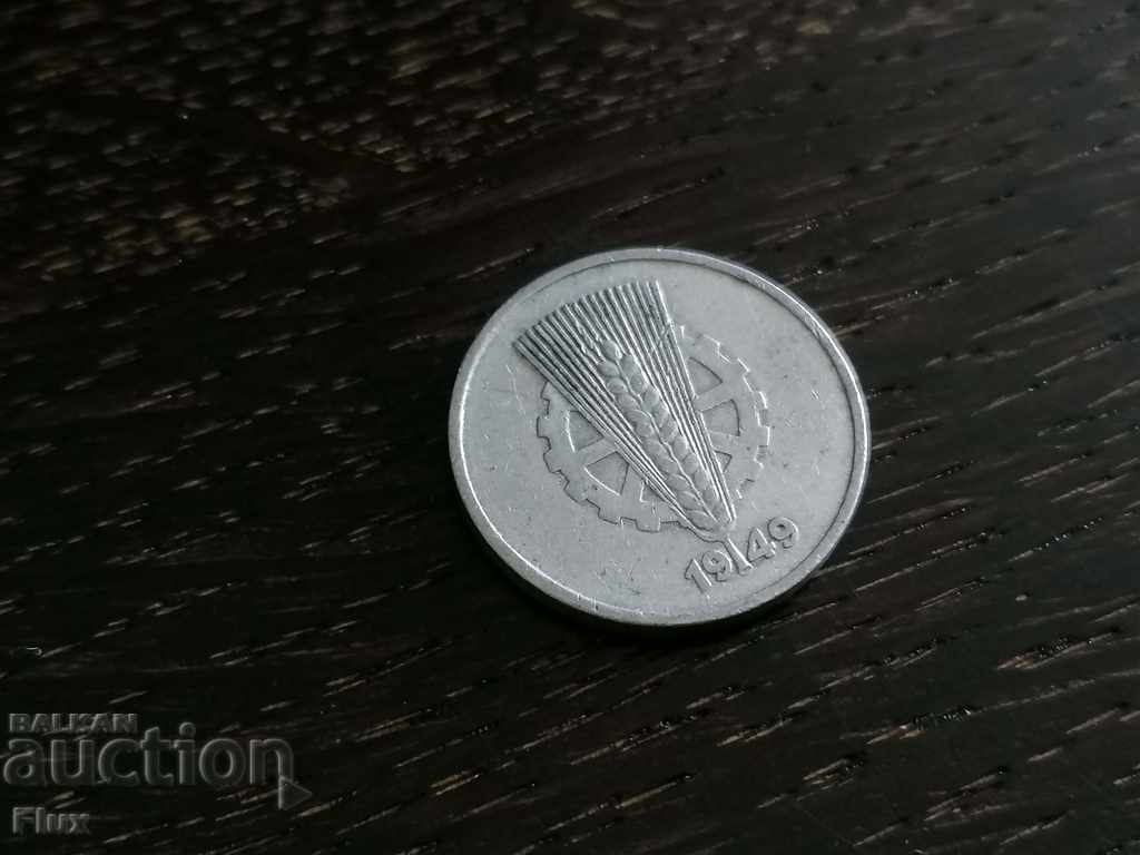 Coin - Germany - 10 pfenigs 1949; Series A with price 1.75 BGN | € 0.89 Coin - Germany - 10 pfenigs 1949; Series A with price 1.75 BGN | € 0.89