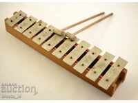 Старинен дървен ксилофон - работещ инструмент