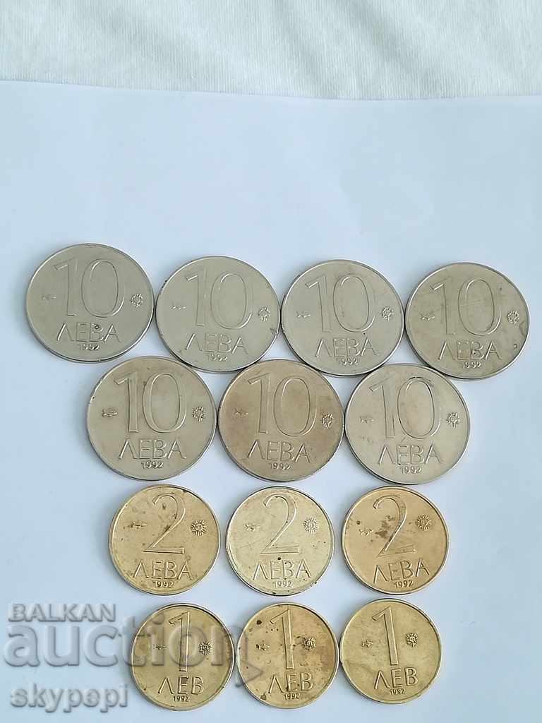 Πολλά νομίσματα του 1992 με τιμή 12.00 BGN | € 6.14 Πολλά νομίσματα του 1992 με τιμή 12.00 BGN | € 6.14
