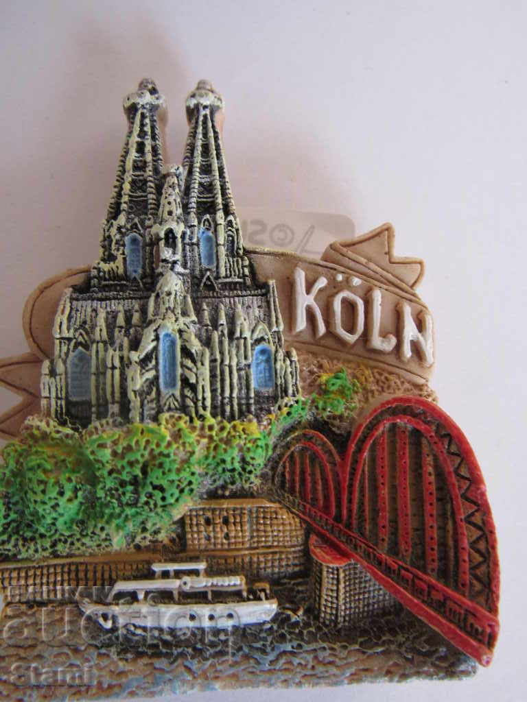 Authentic ceramic magnet from Cologne, Germany, Series-1 with price 12.20 BGN | € 6.24 Authentic ceramic magnet from Cologne, Germany, Series-1 with price 12.20 BGN | € 6.24