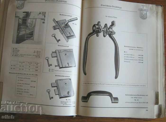 Delivery of Hans C. Backeshoff Catalog 1940 fittings catalog