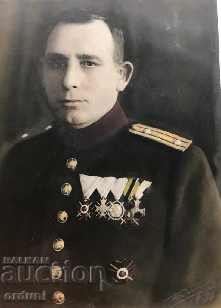 1189 Царство България Подполковник ордени 1931г. Цветна с цена 30.00 лв. | € 15.34 1189 Царство България Подполковник ордени 1931г. Цветна с цена 30.00 лв. | € 15.34