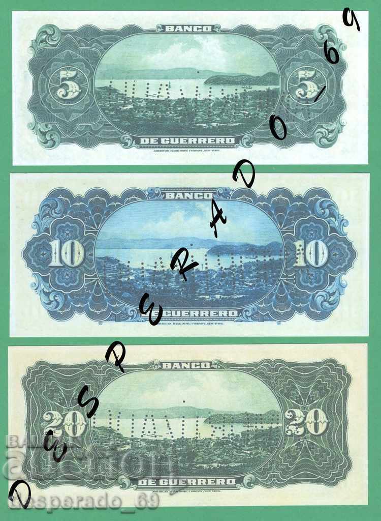 Auction (¯` '• .¸ (Reproduction) MEXICO (GUERRERO) UNC -5 Banknotes Auction (¯` '• .¸ (Reproduction) MEXICO (GUERRERO) UNC -5 Banknotes