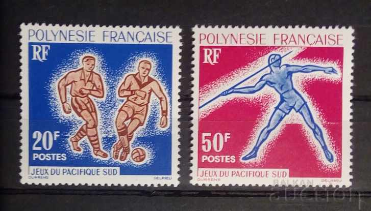 French Polynesia 1963 Sport / Football 25 € MNH