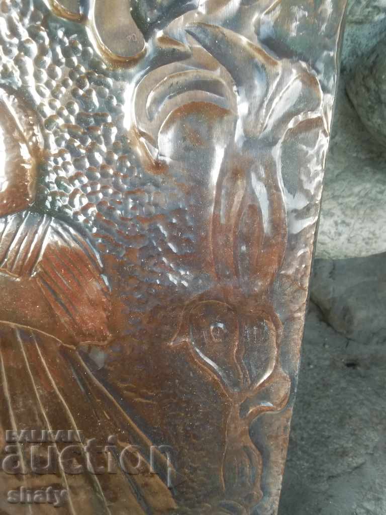 Old Copper Picture. Copper panel. - 5 Old Copper Picture. Copper panel. - 5