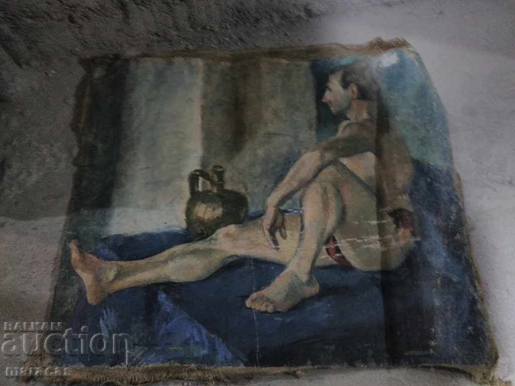 Pânze vechi de studiu grunduite - 5 Pânze vechi de studiu grunduite - 5