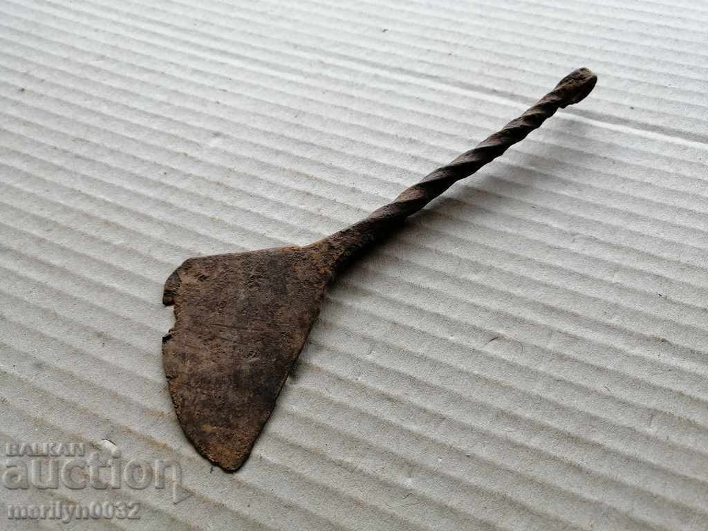 Tunder, ugribki, spatule, ugribka, fier forjat - 7