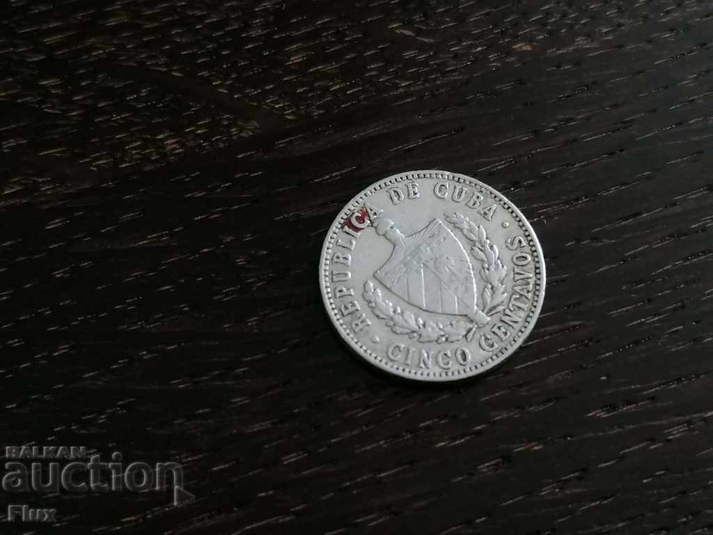 Νομίσματα - Κούβα - 5 σεντ 1968 με τιμή 1.30 BGN | € 0.66 Νομίσματα - Κούβα - 5 σεντ 1968 με τιμή 1.30 BGN | € 0.66