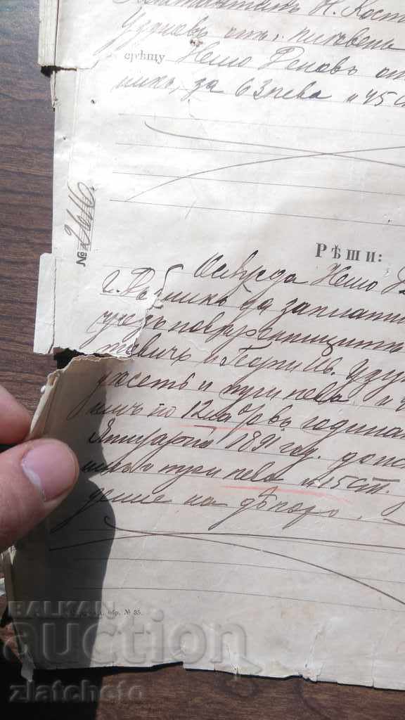 Fișă executivă - Ferdinand cu preț 10.00 BGN | € 5.11