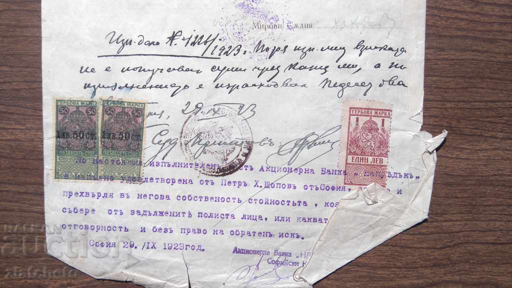 Delivery of Executive letter - Boris III