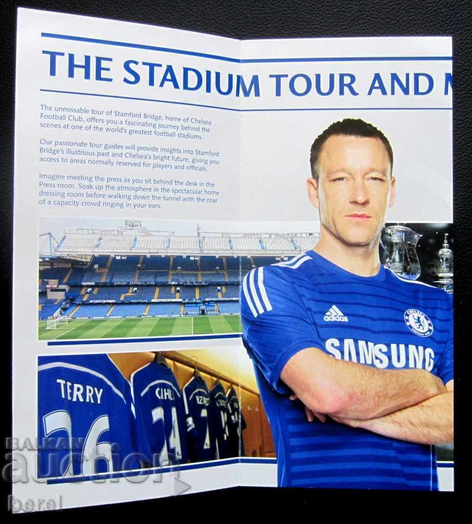 FOOTBALL BROCHURE-Chelsea-Tour of the Stadium and Museum with price 3.00 BGN | € 1.53 FOOTBALL BROCHURE-Chelsea-Tour of the Stadium and Museum with price 3.00 BGN | € 1.53