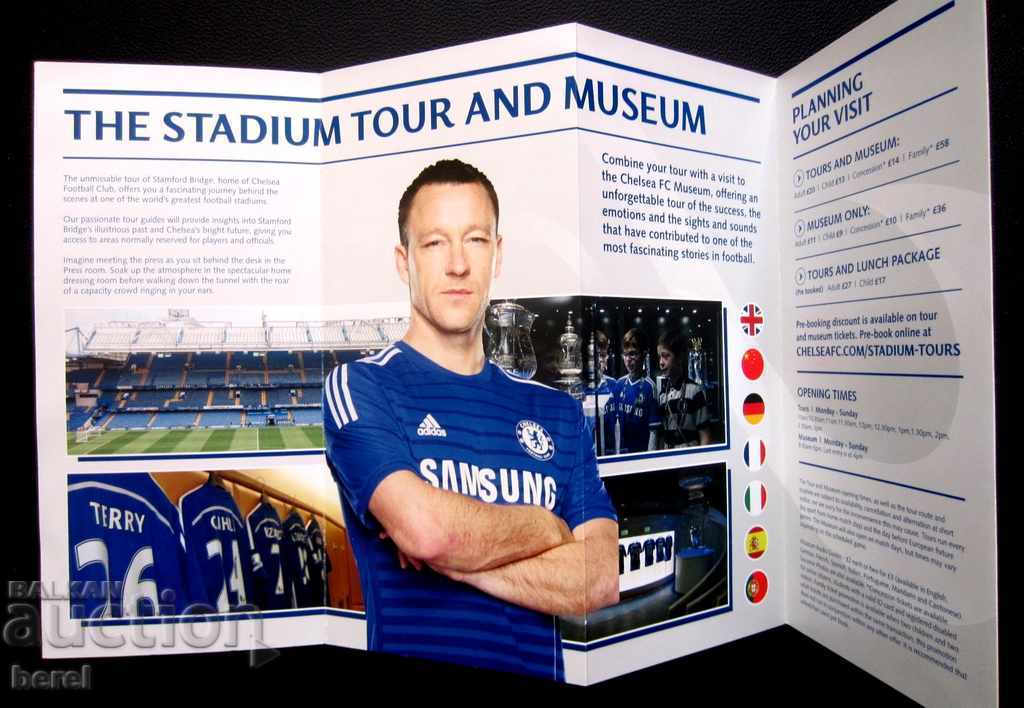 Auction FOOTBALL BROCHURE-Chelsea-Tour of the Stadium and Museum Auction FOOTBALL BROCHURE-Chelsea-Tour of the Stadium and Museum