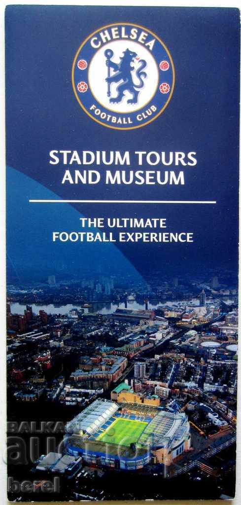 BROCHURE DE FUTBOL-Chelsea-Turul stadionului și muzeului