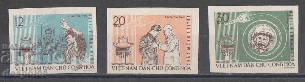 1962. North Vietnam. Visit of cosmonaut Titov to Vietnam