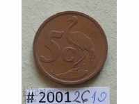 5 cent 2001 Africa de Sud