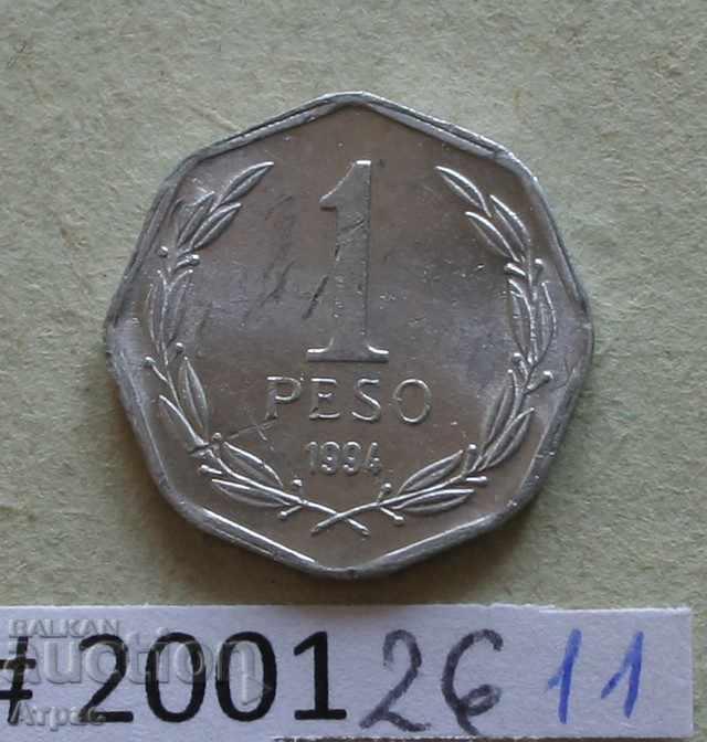 1 peso 1994 Chile