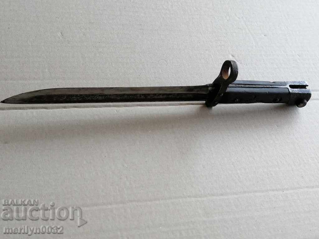Buckled knife dagger of the M-95 bayonet blade WW1 - 5 Buckled knife dagger of the M-95 bayonet blade WW1 - 5