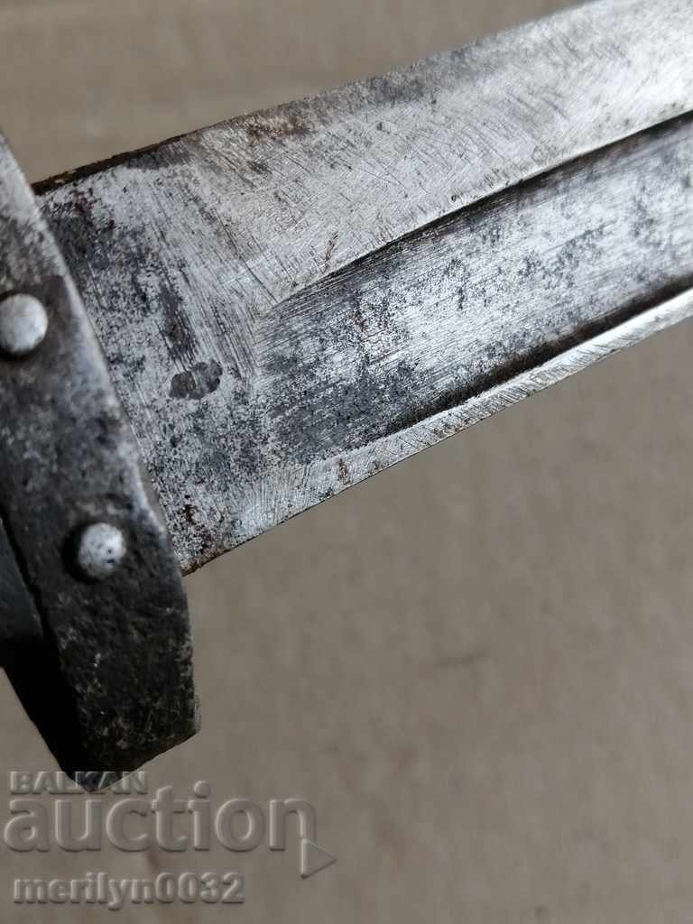 Buckled knife dagger of the M-95 bayonet blade WW1 - 6 Buckled knife dagger of the M-95 bayonet blade WW1 - 6