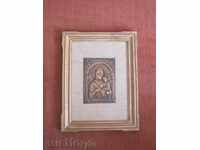 Copper icon of Virgin Mary