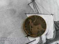 Монета - Великобритания - 1 пени | 1902г.