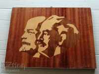 Inlay Lenin and Dimitrov