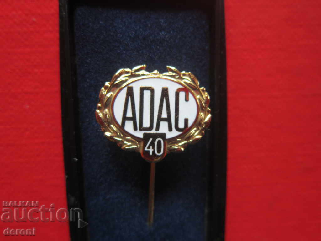 Unique car badge ADAC bronze enamel with box with price 25.00 BGN | € 12.78 Unique car badge ADAC bronze enamel with box with price 25.00 BGN | € 12.78