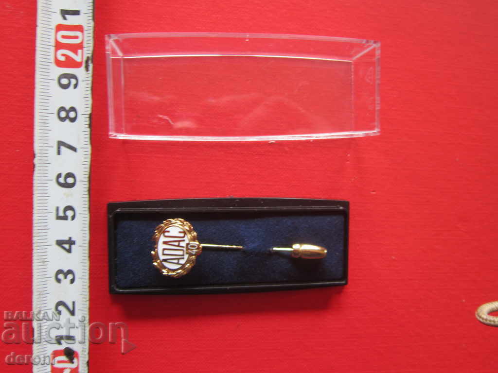 Delivery of Unique car badge ADAC bronze enamel with box Delivery of Unique car badge ADAC bronze enamel with box