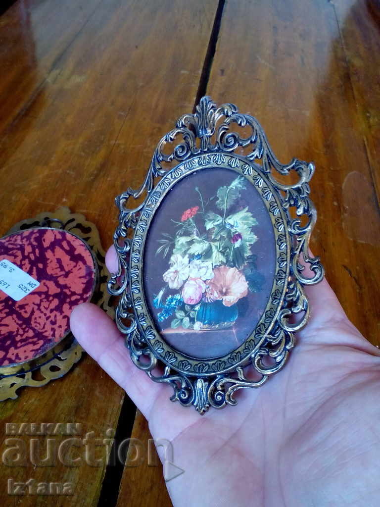 Стара картина,картини с месингова рамка - 5 Стара картина,картини с месингова рамка - 5