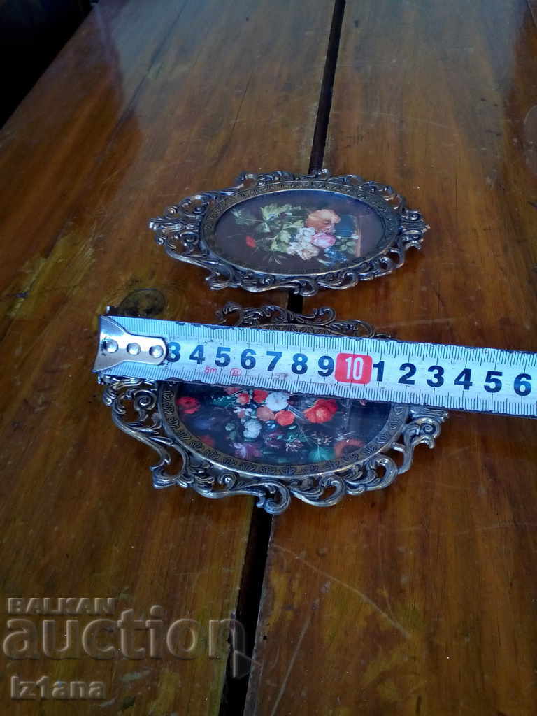 Стара картина,картини с месингова рамка - 7 Стара картина,картини с месингова рамка - 7