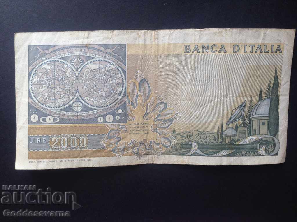 Italy 2000 Lire 1973 Pick 103 Ref 4532 with price 6.00 BGN | € 3.07 Italy 2000 Lire 1973 Pick 103 Ref 4532 with price 6.00 BGN | € 3.07