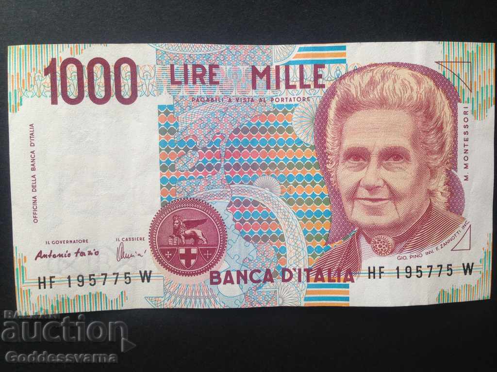 Italy 1000 lire 1990 Ref 5775
