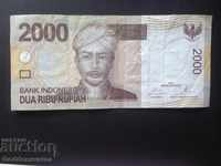 Indonezia 2000 Rupiah 2015 Ref 8040