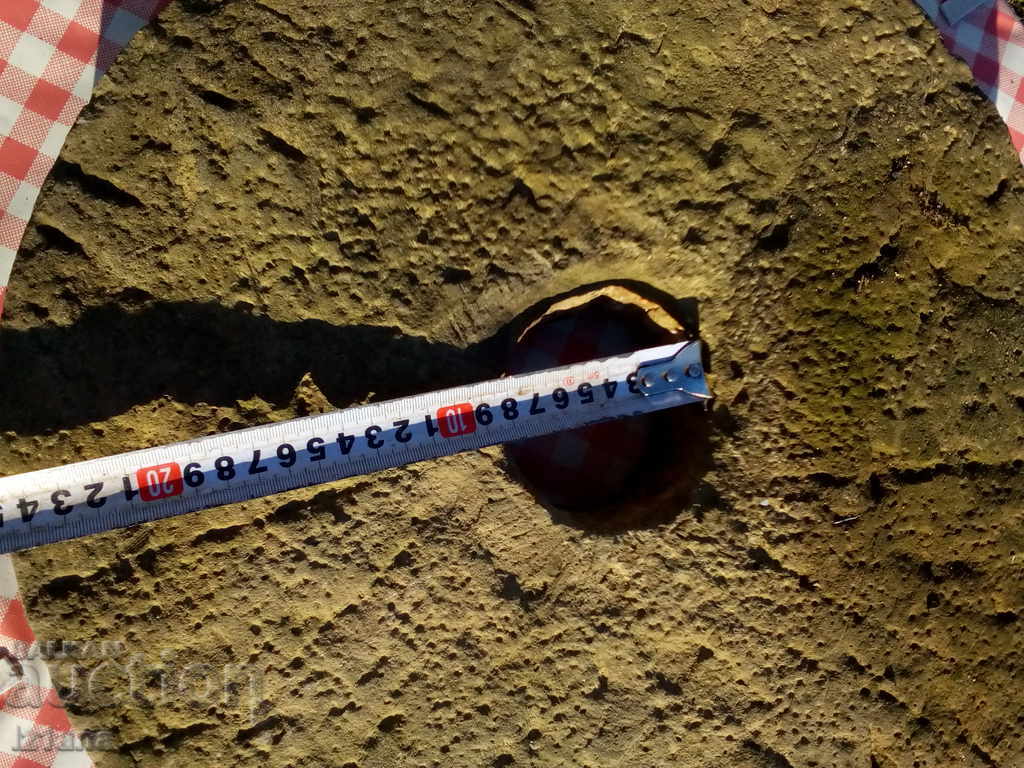 Delivery of An old stone mill of cut stone