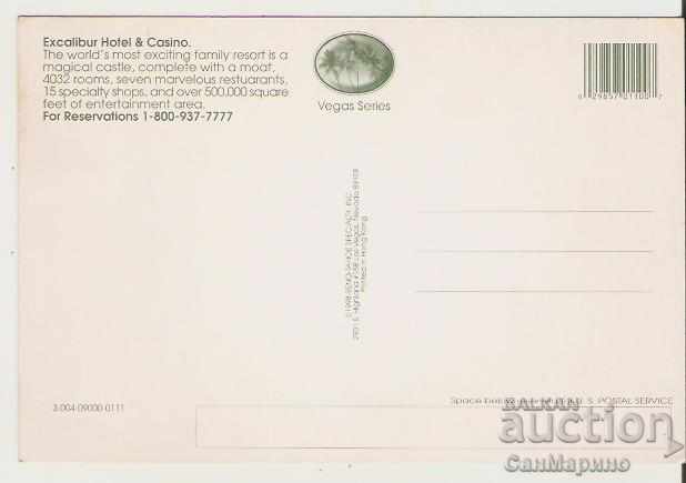 US Card Las Vegas Excalibur Casino * with price 0.80 BGN | € 0.41
