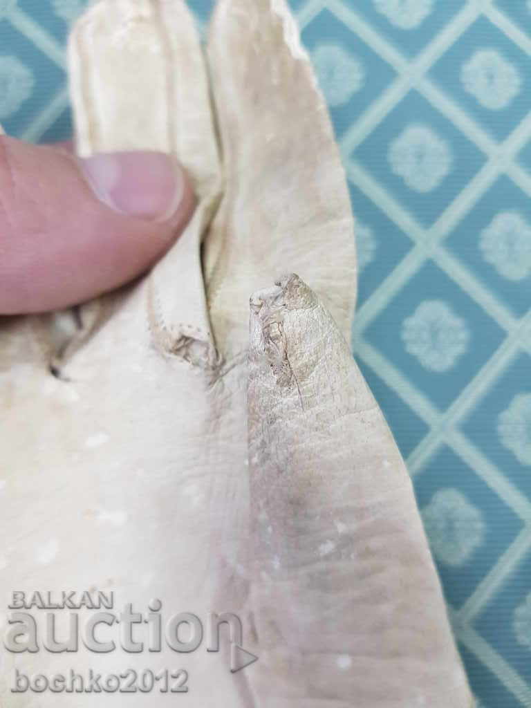 Συλλεκτικά γυναικεία βασιλικά δερμάτινα γάντια 1920-30 - 5