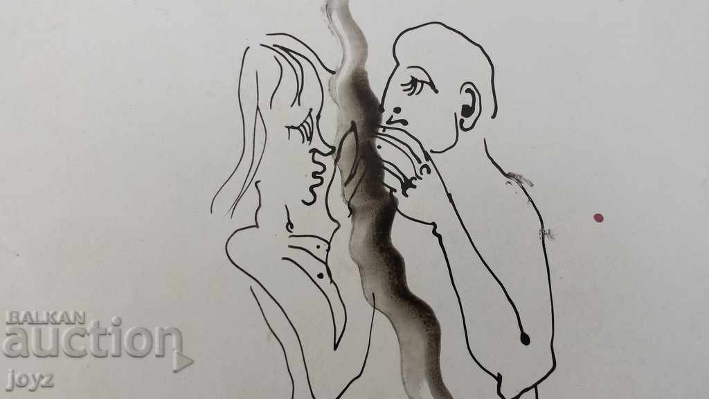 Auction "ADAM AND EVE" graphics / PLAMEN CAPTAIN Auction "ADAM AND EVE" graphics / PLAMEN CAPTAIN