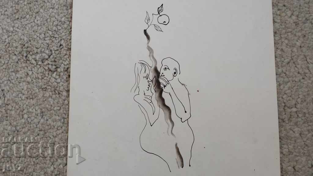 Grafică „ADAM AND EVE” / CAPTAIN PLAMEN