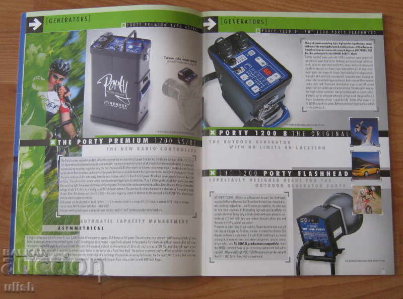 Επαγγελματικός Κατάλογος Φωτογραφικών Τεχνικών Hensel Light Photo Catalog 2005 με τιμή 10.00 BGN | € 5.11 Επαγγελματικός Κατάλογος Φωτογραφικών Τεχνικών Hensel Light Photo Catalog 2005 με τιμή 10.00 BGN | € 5.11