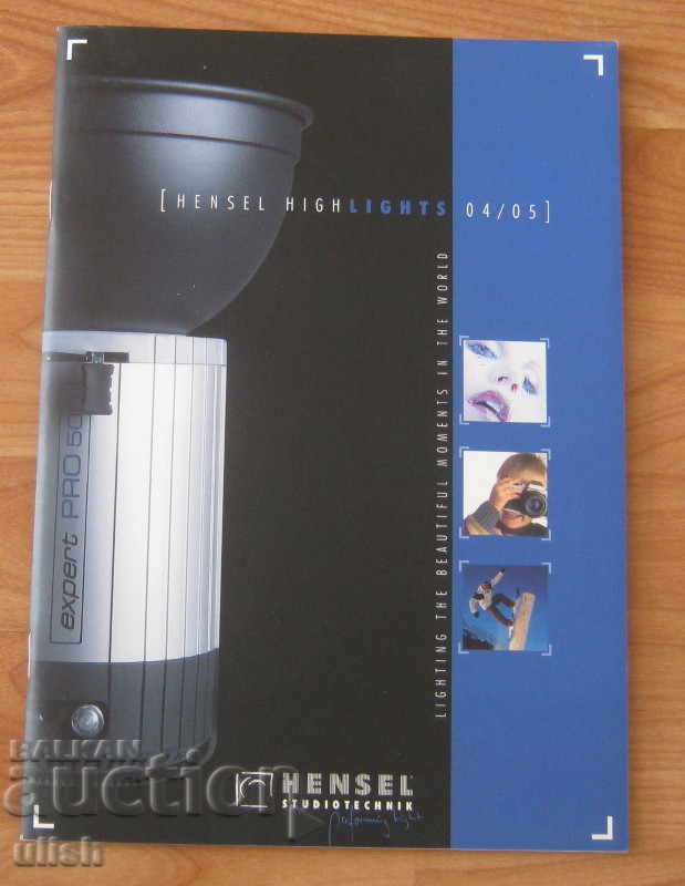 Επαγγελματικός Κατάλογος Φωτογραφικών Τεχνικών Hensel Light Photo Catalog 2005