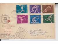 Пощенски плик Олимпийски игри РИМ 1960