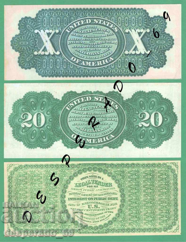 (¯` '• .¸ (Reproduction) United States 1862-1863 UNC -9 Banknote. •' ´¯) - 5