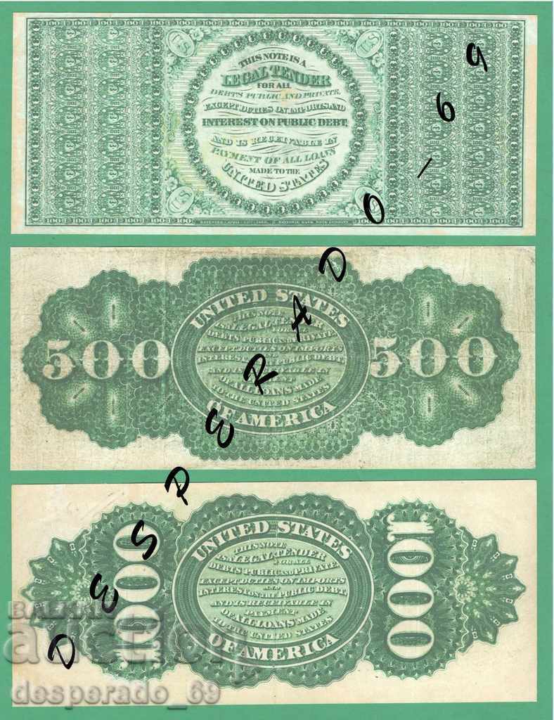 (¯` '• .¸ (Reproduction) United States 1862-1863 UNC -9 Banknote. •' ´¯) - 7